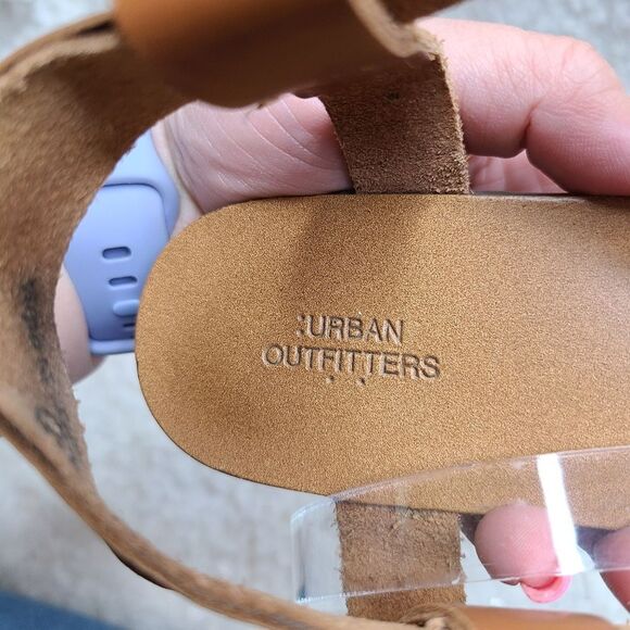 UO Urban Outfitters Maddie Leather‎ Sandals sz 7 - Picture 7 of 8